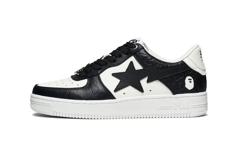 A Bathing Ape Bape Sta #4 Linecamo White Black