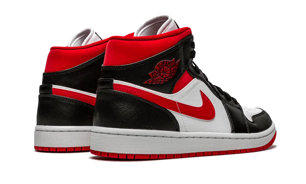 Jordan 1 Mid Gym Red Black White