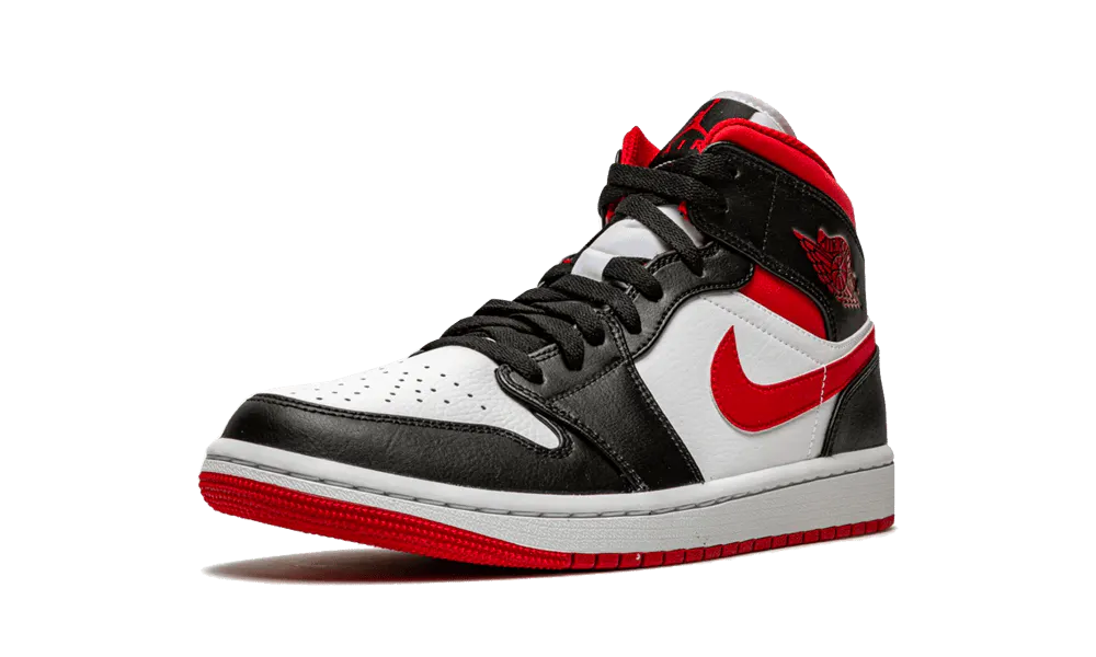 Jordan 1 Mid Gym Red Black White