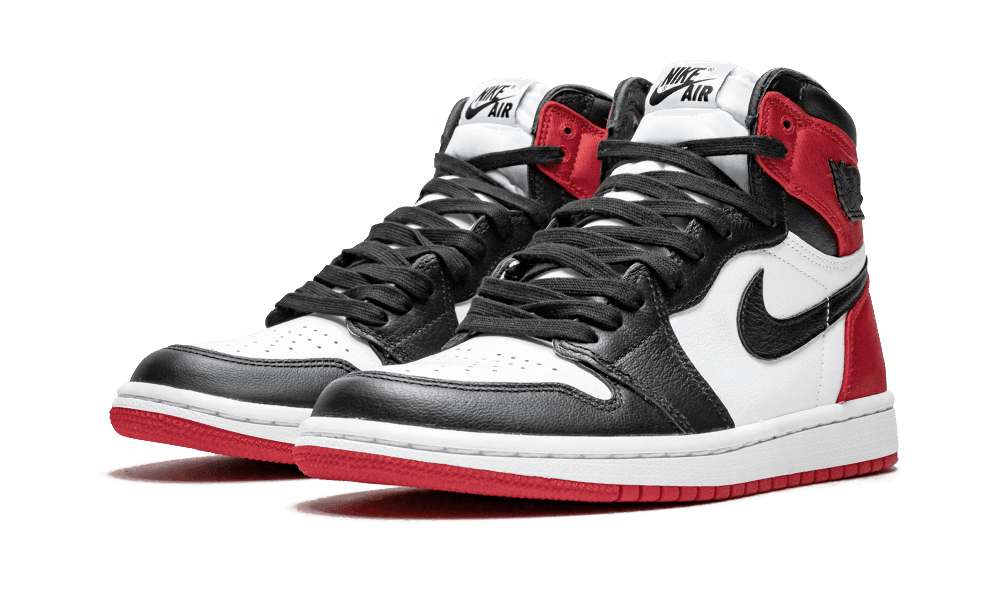 Jordan 1 Retro High Satin Black Toe (W)