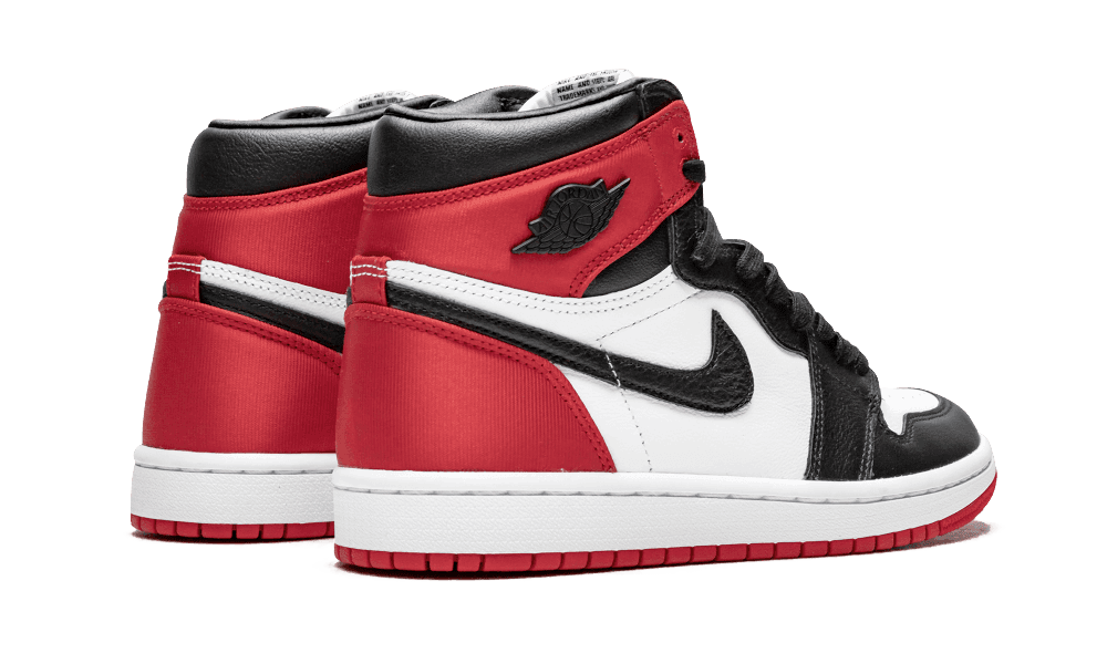 Jordan 1 Retro High Satin Black Toe (W)