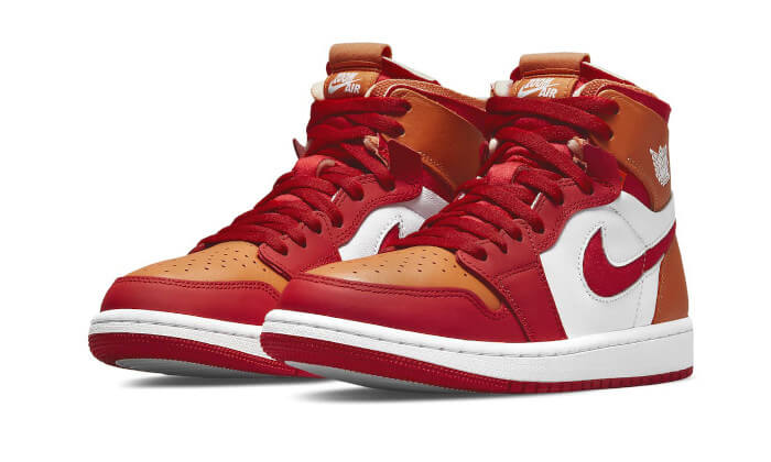 Jordan 1 High Zoom Air CMFT Fire Red Hot Curry