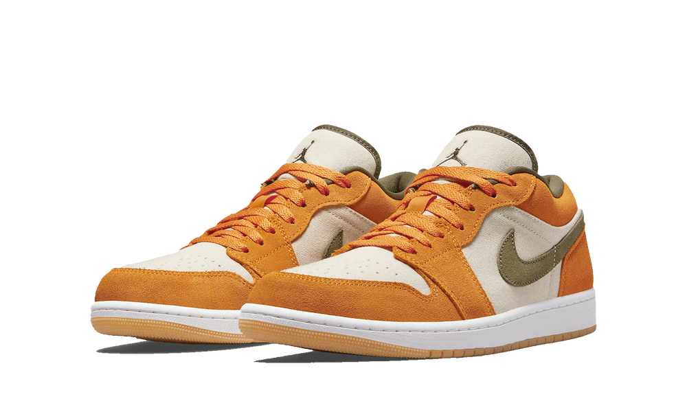 Jordan 1 Low Orange Olive