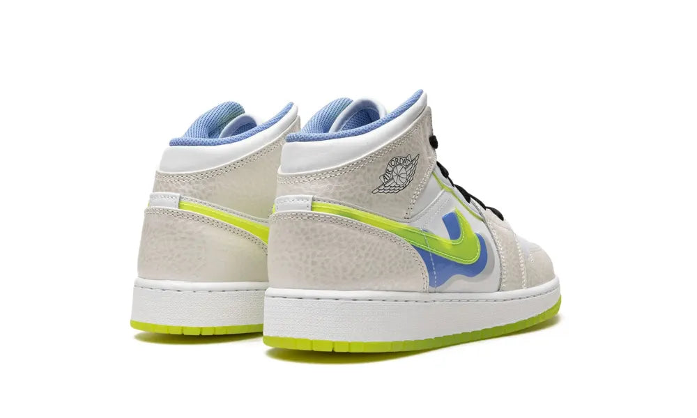 Jordan 1 Mid SE Warped Swoosh (GS)