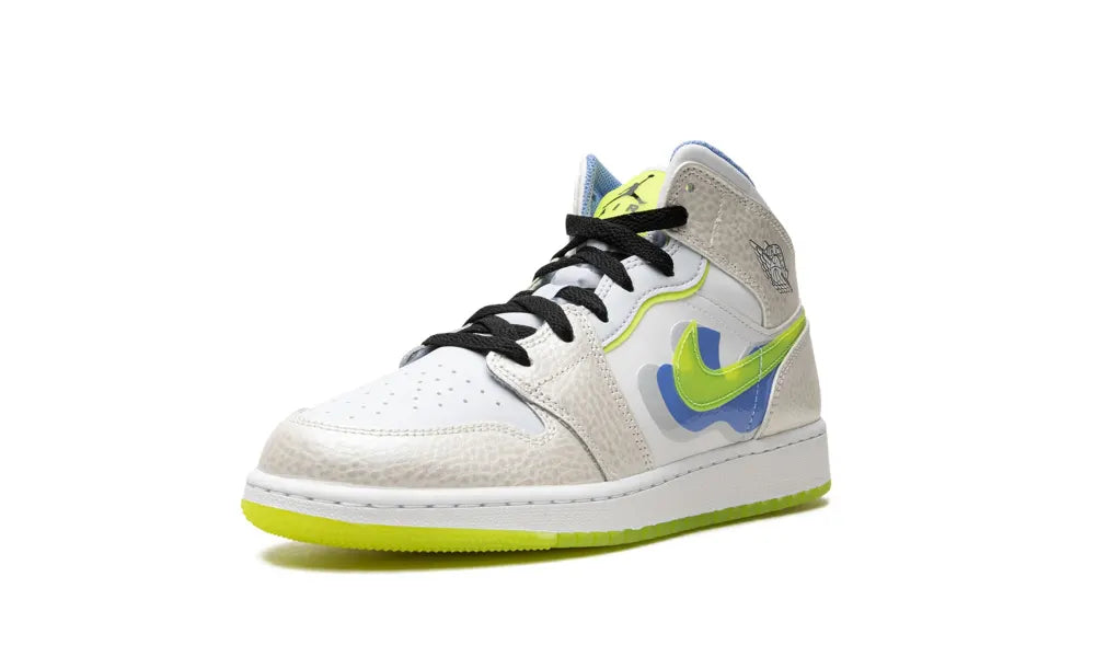 Jordan 1 Mid SE Warped Swoosh (GS)