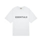 Fear of God Essentials 3D Silicon Applique Boxy T-Shirt White