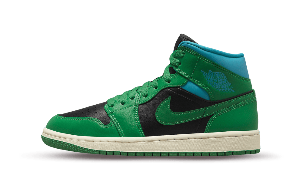 Jordan 1 Mid Lucky Green Aquatone (W)