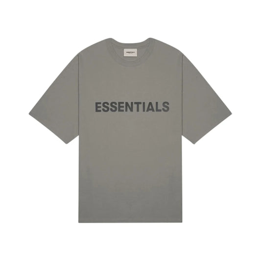 Fear of God Essentials 3D Silicon Applique Boxy T-Shirt Gray Flannel/Charcoal