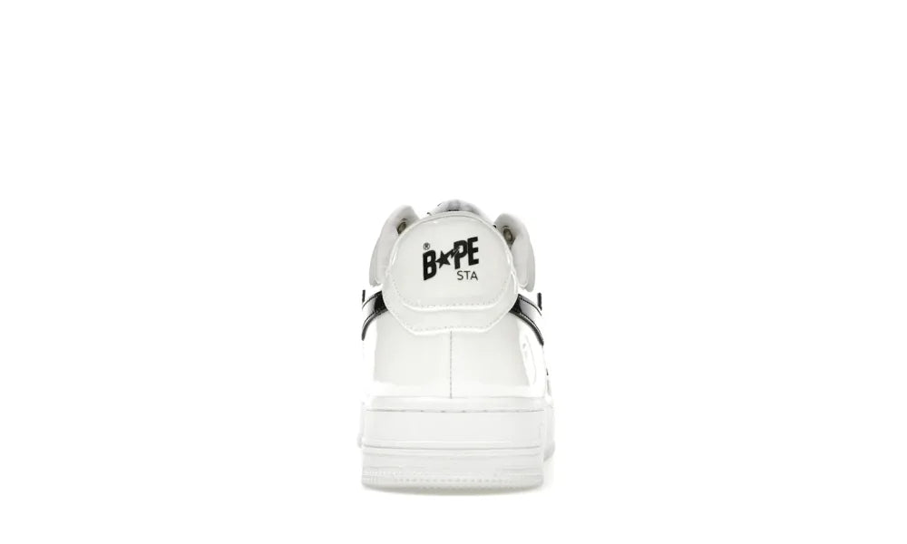 A Bathing Ape Bape Sta #2 White Patent