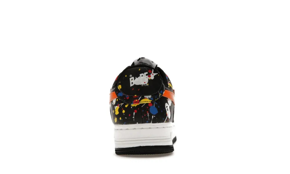 A Bathing Ape Bape Sta Paint Splatter Black