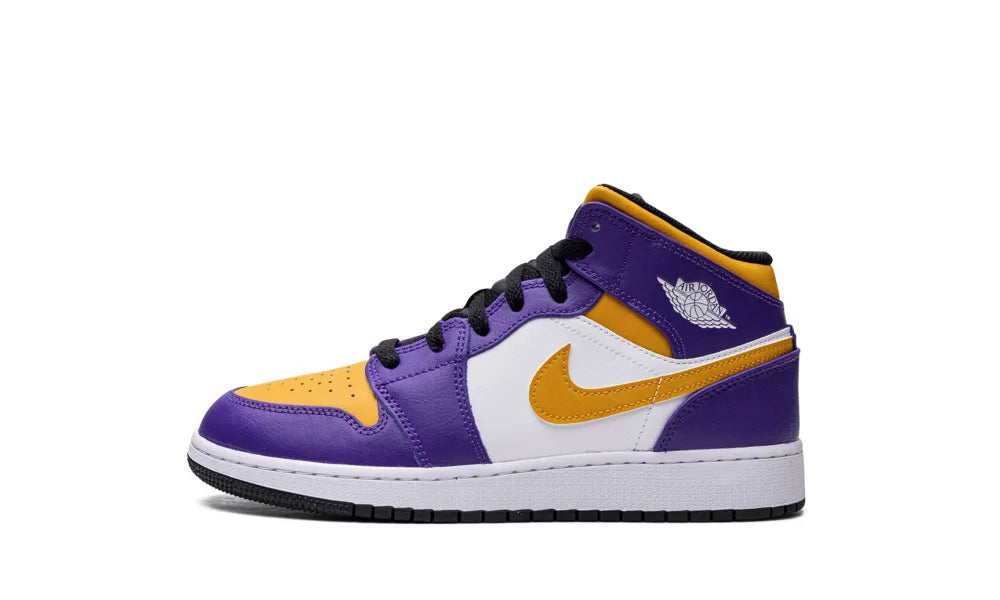 Jordan 1 Mid Lakers (2022) (GS)