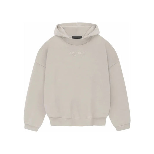 Fear of God Essentials Hoodie Silver Cloud