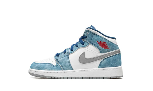 Jordan 1 Mid SE French Blue Light Steel (GS)