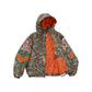 Supreme Mitchell & Ness NCAA Hooded Stadium Jacket Woodland Camo