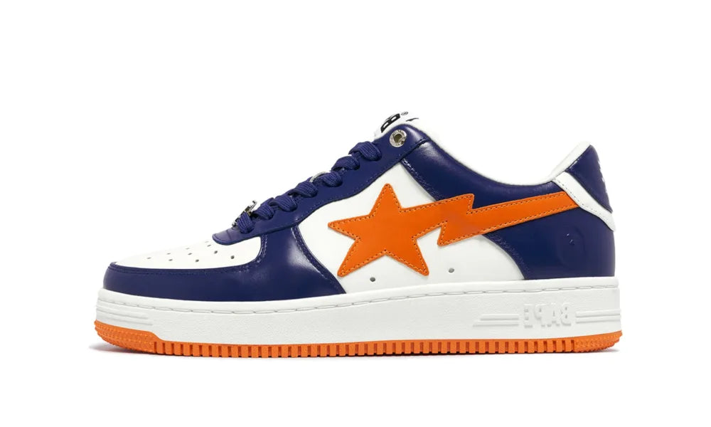 A Bathing Ape Bape Sta #3 M2 White Blue Orange