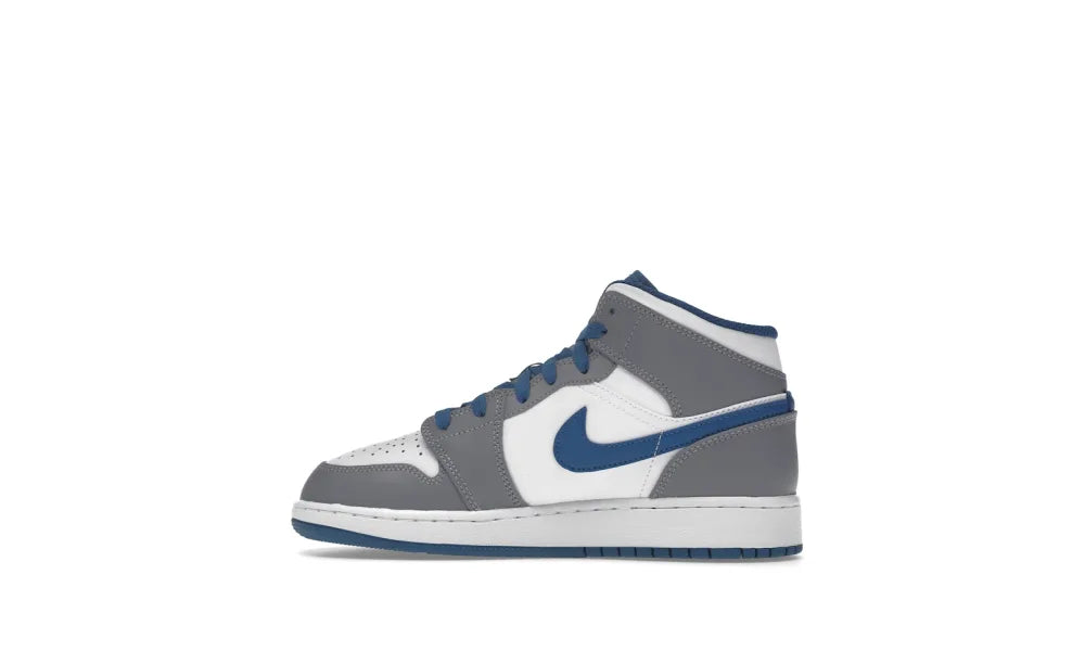 Jordan 1 Mid True Blue Cement (GS)