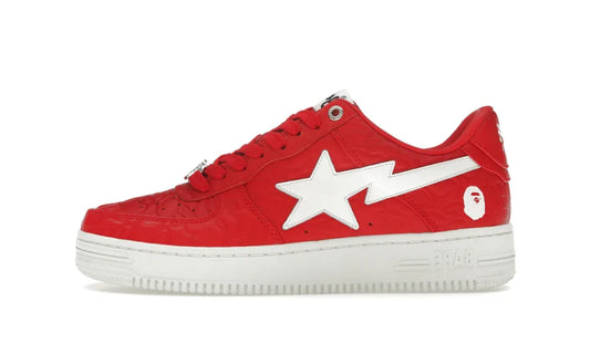 A Bathing Ape Bape Sta Low #3 Line Camo Red