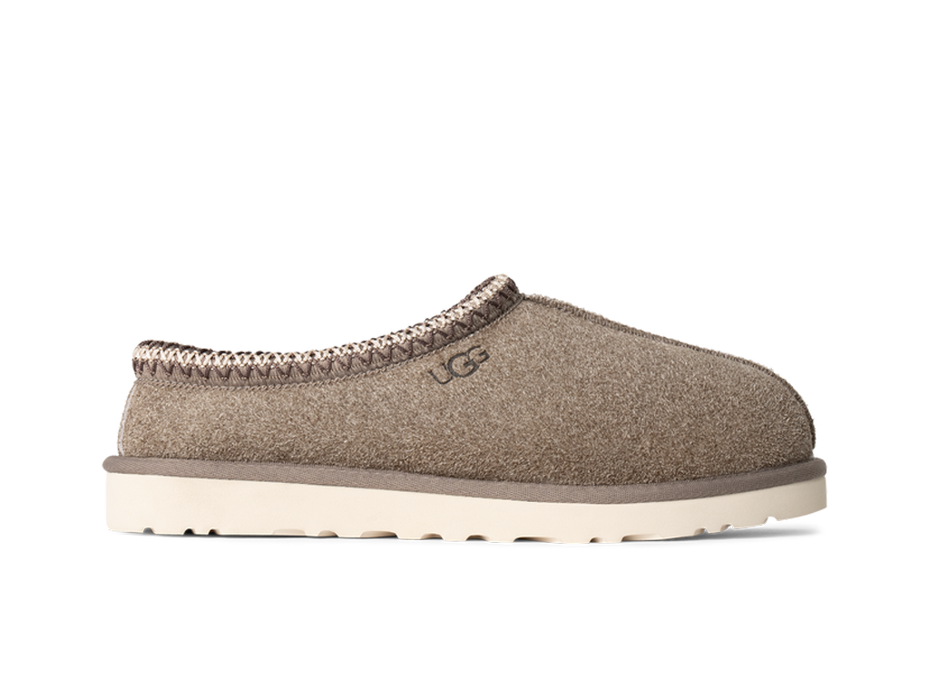 UGG Tasman Shaggy Suede Slipper Smoke Plume