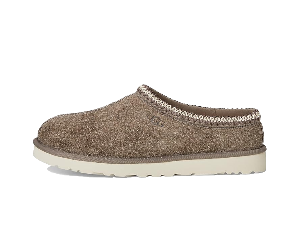 UGG Tasman Shaggy Suede Slipper Smoke Plume