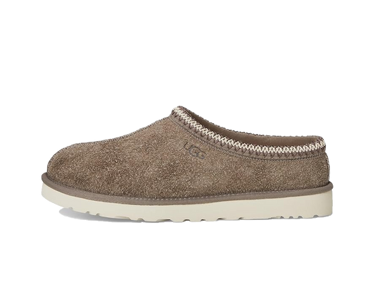 UGG Tasman Shaggy Suede Slipper Smoke Plume