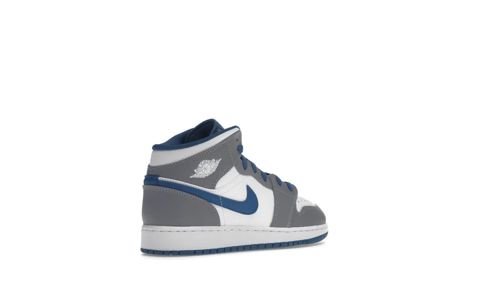 Jordan 1 Mid True Blue Cement (GS)