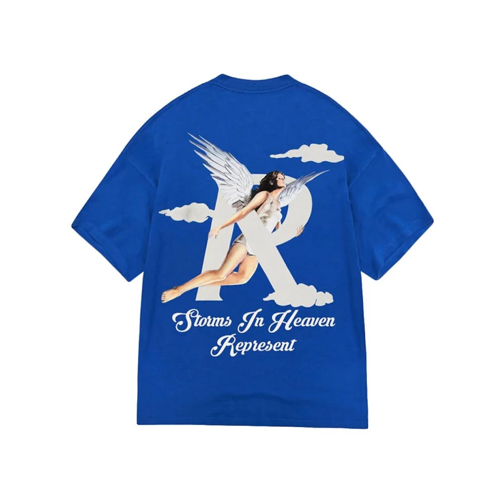 Represent Storms In Heaven T-shirt Cobalt