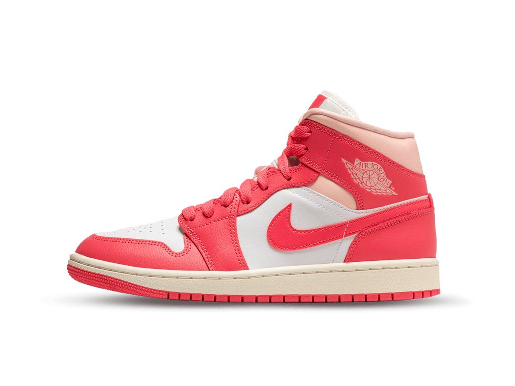 Jordan 1 Mid Strawberries and Cream (W)