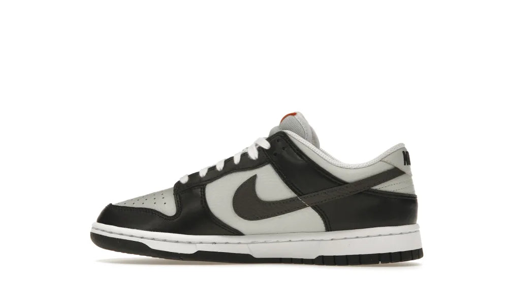 Nike Dunk Low Black Total Orange Mini Swoosh