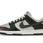 Nike Dunk Low Black Total Orange Mini Swoosh