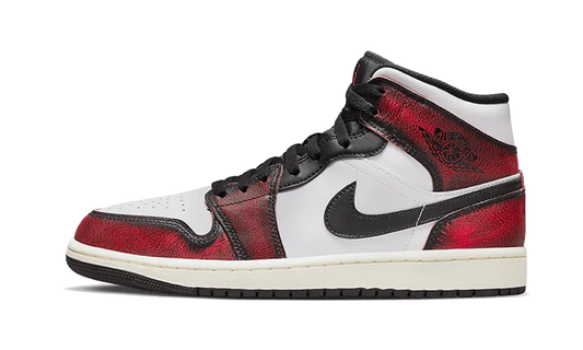 Jordan 1 Mid Wear-Away Chicago