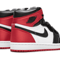 Jordan 1 Retro High Satin Black Toe (W)