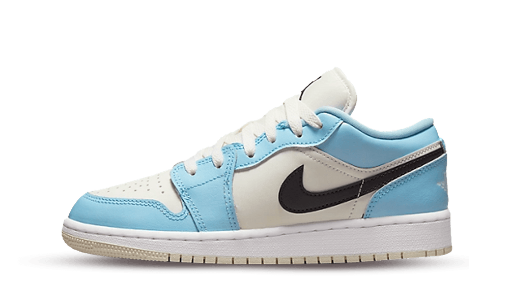 Jordan 1 Low Ice Blue Black (GS)