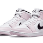 Jordan 1 Mid Barely Rose (W)