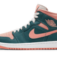 Jordan 1 Mid Dark Teal Green (W)
