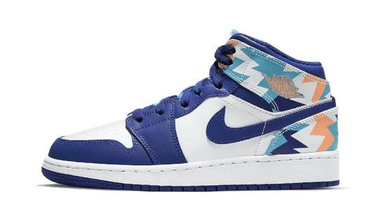 Jordan 1 Mid Geometric Print (GS)