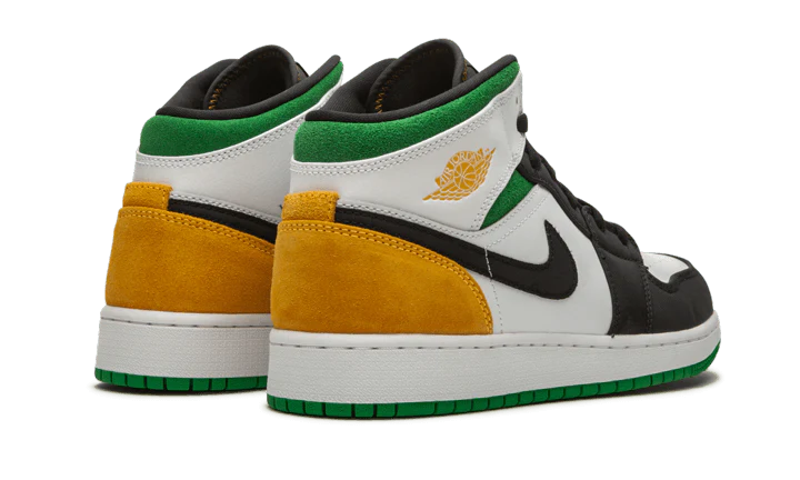 Jordan 1 Mid SE White Laser Orange Lucky Green (GS)