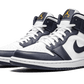 Jordan 1 Mid White Metallic Gold Obsidian