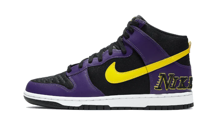 Nike Dunk High EMB Lakers