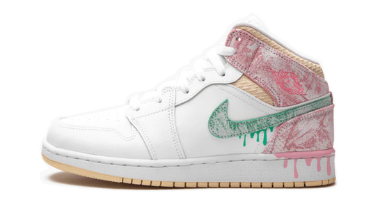 Jordan 1 Mid Paint Drip (GS)